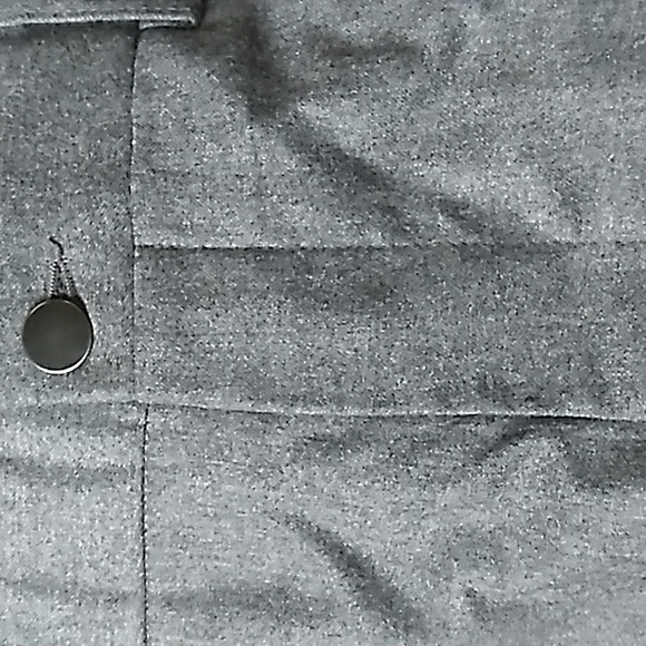 ⚜️ GRAY DRESS PANTS Designer Italian  WOOL Pants 5 Pocket LUXURY  Sz 38 - Picture 12 of 16